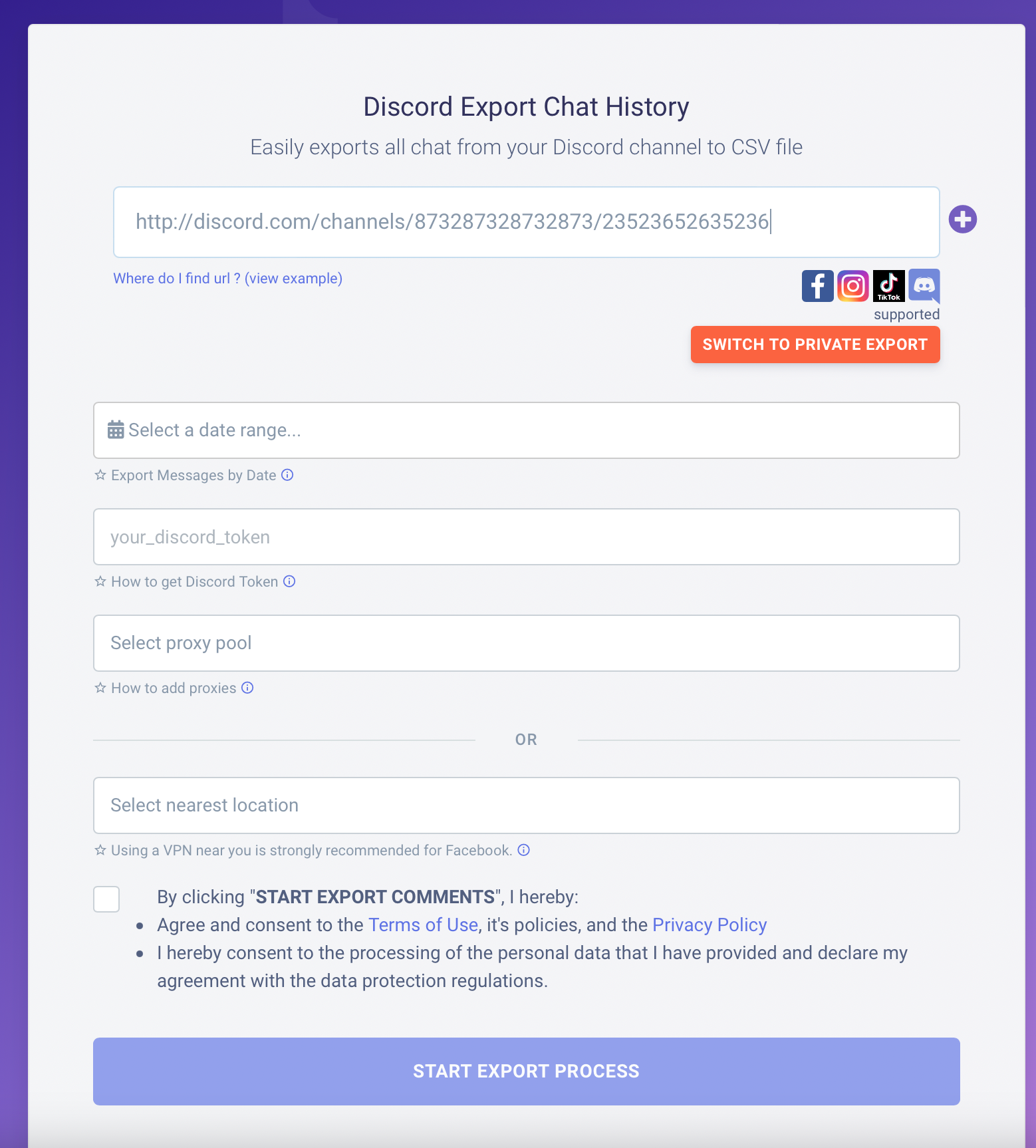 How to export Discord Chat Conversations